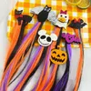 Halloween Haarspeld Baby Meisjes Kinderen Ghost Bat Pompoen Kat Haarspeld Strik Lange Kwast Halloween Haarspeldjes7298432