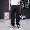 Pantalones Cargo para hombre, multibolsillos, cremalleras laterales holgadas, pantalones de algodón para hombre, monos informales para exteriores, pantalones tácticos, pantalones holgados para hombre H1223