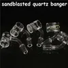 Gaufrage Quartz Banger avec Turp Slurper sablé Bol en verre à fond épais pour fumée OD 25mm Outil de fumage 10mm 14mm 18mm Joint