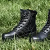 Swat sneakers öken taktiska militära stövlar män speciella kraft enhetliga arbetssäkerhet skor armé boot dragkedja kamp stövlar kvinnor 201126