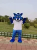 Costume da mascotte scoiattolo blu di Halloween Abiti da personaggio dei cartoni animati di alta qualità Abiti da esterno per feste di compleanno di carnevale di Natale per adulti