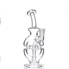 6.3 Inchs Hookahs Mini Dab Rigs Small Glass Water Bongs Smoking Water Pipe Beaker Heady Bong Recycler Oil Rig With 14mm Joint