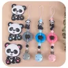 Pacifierhouders DIY Baby Comfort Tanden Rubberring Panda Siliconen Kraal Tepel Ketting Anti -keten