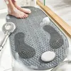 Novo estilo pvc banheiro banheiro antiderrapante esteira doméstica casa de banho moagem de pedra tapinha sala de chuveiro massagem foot tap 201211