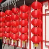 Personalize as cordas tradicionais de lanterna vermelha para comemorar o festival da primavera
