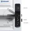 Ny x6 vattentät tuya smartlife säkerhet fingeravtryck wifi smart dörrlås med dörrklocka för hem lägenhet hotell 201013