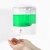 600/700/1000ml Wall-Mount Automatic IR Sensor Soap Dispenser Touch-free Lotion Pump Touchless Liquid Home for Kitchen Bathroom Y200407