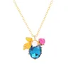 Bee Necklaces Vogue Luxury Products Classical Honey Bee Imitation Pearl Flower Pendent Necklace
