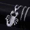 Scorpion pendentif colliers pour hommes chaîne collier mâle Rock bijoux Hip Hop bijoux puissant collier chic
