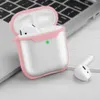 Earphone -fodral för AirPods Pro Case Hörlurtips för luftskidor 2 1 Fall täcker transparent matt