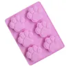 The Silicone Cake Mould soap Mold Baking Mould Cat Paw Silicon Molds Cake Decorating tools kitchen tool accessories LX3597