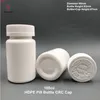 5 STKS 100CC 100G 100ML HDPE witte farmaceutische lege pil fles capsules container, plastic flessen met CRC Capgood qualtity