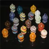 hookahs Carb Cap Colorful Glass Bubble Ball caps For Beveled edge quartz banger dab rig water bong