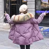 Winter Hooded Parka Women Jacket Coat Thicke Down Cotton Mid-Long Outerwear Plus Size 3Xl Snow Cotton Padded Female Jacket 201214