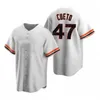 SF 28 Buster Posey 2021 City Connect San Francisco Custom baseballtröjor Mike Yastrzemski Brandon Crawford 23 Kris Bryant Stella Kevin Pillar Evan Longoria