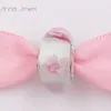 DIY Charm Armbanden Sieraden Pandora Murano Spacer voor Armband Maken Bangle Roze Cherry Blossom Kraal Voor Vrouwen Mannen Verjaardag Geschenken Bruiloft # 790947