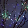 ZUCZUG LED Fireworks Fairy String Light Outdoor à prova d'água 8 cores Flicker Lights Decorações de Natal Garland Y201020