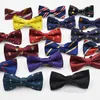 53 colorido de gravata borboleta infantil jacquard decote de bebê crianças crianças clássicas de estimação listrada de borboleta elástica borboleta