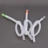 Wholesale 50cm silicone hose with colorful mouth tip FDA straw For hookah Water bong accessories