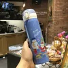 17oz Natal desenhos animados impressão garrafas Papai Noel boneco de neve alk dupla parede isolada garrafa térmica promocional beber flasks de vácuo garrafa de água