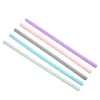 2021 New Arrival Reusable Drinking Straw eco-friendly Silicone Straw Set with Cleaning Brush for home party bar kitchen tools