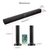 Bluetooth Ev Sineması 3D Stereo Hoparlör Süper Bas Soundbar Çok Fonksiyonlu Subwoofer Split TVPC7015011 için Katlanabilir