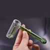 Mini Glass Hammer Bongs Arm Percolator Portable Rökning Vattensked Rör Bubbler Glas Tobak Bongs Dry Herb Pipes