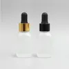 20piece / lote 10ml Gelo gordo de vidro aromatherapy líquido para massagem básica essencial garrafa de pipeta de óleo recarregável