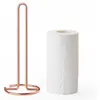 Kitchen Storage Shelf Paper Towel Holder Dispenser Bathroom Tissue Stand Countertop Vertical Napkins Rack