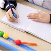 Round Silicone Pencil orthosis Beginner Writing Aid Tool Baby Posture Correction Tool Pen Holder Kids Supplies Cartoon Accessories M3027