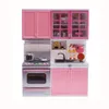 children039s Cuisine Jouets Cadeau De Noël Mini Enfants Cuisine Semblant Jouer Ensemble De Cuisine Armoire Poêle Filles Jouet pour enfants cadeau haute quali8372266