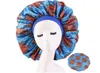 New Imitate Satin Lined Bonnets Fashion women Big Size African pattern print Silk bonnets Night Sleep Hat Wave Caps Hair accessories