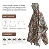 Imperméables Femmes / Hommes Jungle Rain Poncho Sac à dos Camouflage Manteau de pluie Cyclisme Escalade Randonnée Voyage Rain Cover Outdoor E2 201015