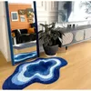 Medicci Home Cloud Shaped Carpet Nordic INS Style Bedroom Bathroom Doorway Floor Tufted Rug Super Soft Cozy Non Slip Mat 80X120 220301
