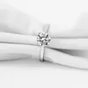 Ainoinhi Real 1.0 Carat Engagement Ring 925 Sterling Silver Sona NSCD Bröllop Ringar för Kvinnor Party Gift Y200106