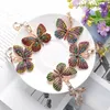 Cute Butterfly Keychain,Crystal Rhinestone Sparkling Pendants for Purse Bag Handbag Charm for Women Girls 122588