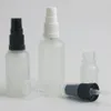 10pcs Frost Clear glass bottle with syrup pump aromatherapy oil essential 10ml 20ml 30ml 50ml 100ml