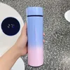 500 ml Smart Vacuum Folsk LED Tumblers Drinkware Temperatuur Display Reis Mok Waterflessen