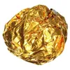 Hediye Paketi 100 adet Kare Tatlılar Şeker Çikolata Lolly Kağıt Alüminyum Folyo Sarmalayıcılar Altın