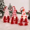 Party Supplies Valentines Day Boy and Girl Couple Doll LED Luminous Forest Old Man Faceless Doll Pendant home Decoration by sea T9I001716