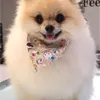 100pcs lot whole New arrival Mix 60 Colors Dog Puppy Pet bandana Collar cotton bandanas Pet tie Grooming Products SP01 201106260M