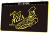 LS3559 Vendita al dettaglio all'ingrosso del segno leggero dell'incisione LED della pizza fresca 3D