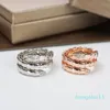 kwaliteitsring luxe sieraden dames diamanten 18K vergulde designer officiële reproducties hoogste tegenkwaliteit paarringen9829040