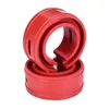 2 PCS Vermelho Color Choque Do Carro Amortecedor Primavera Potência Auto Buffers A + B B + C D E F Tipo Springs Bumpers Almofada