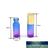 3 Stück ätherisches Öl 5 ml Glasrollerflasche mit Farbverlauf, bunt, leerer Roller auf Kugel, Parfümproben-Glasflasche