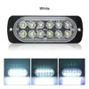 1 ADET Ultra Ince 12 V 24 V LED Yan Marker Işık Çok Modları Strobe Dönüş Sinyali Uyarı Lambası Kamyon Kamyon Römork Karavan Araba için