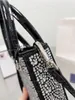 Top Quality Women's Handbag Crystal Tote Bag Girl Nano Shoulder Bag handväska Lyxig designer handväska Tramp Straddle väska handväskor