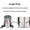 Jungle King Cy1040 Vattenbeständig vandring Ryggsäck Ljusvikt Camping Pack Travel Mountaindeering Ryggsäck Trekking RuckSacks65L 211224