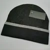 24SS som säljer stickad hatt beanie cap designer skalle mössor för man bokstav tryck kvinna vinter hattar 4 färg toppkvalitet