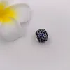 Essence series PEACE Clear CZ Pandora Charms for Bracelets DIY Jewlery Making Loose Beads Silver Jewelry wholesale  796060NCB